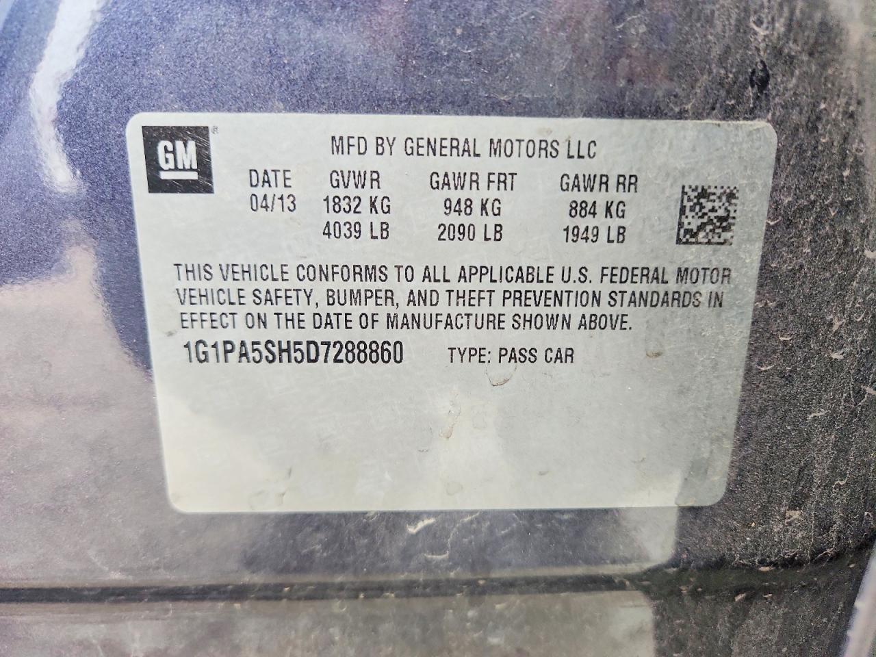 2013 Chevrolet Cruze Ls - zdjęcie 12