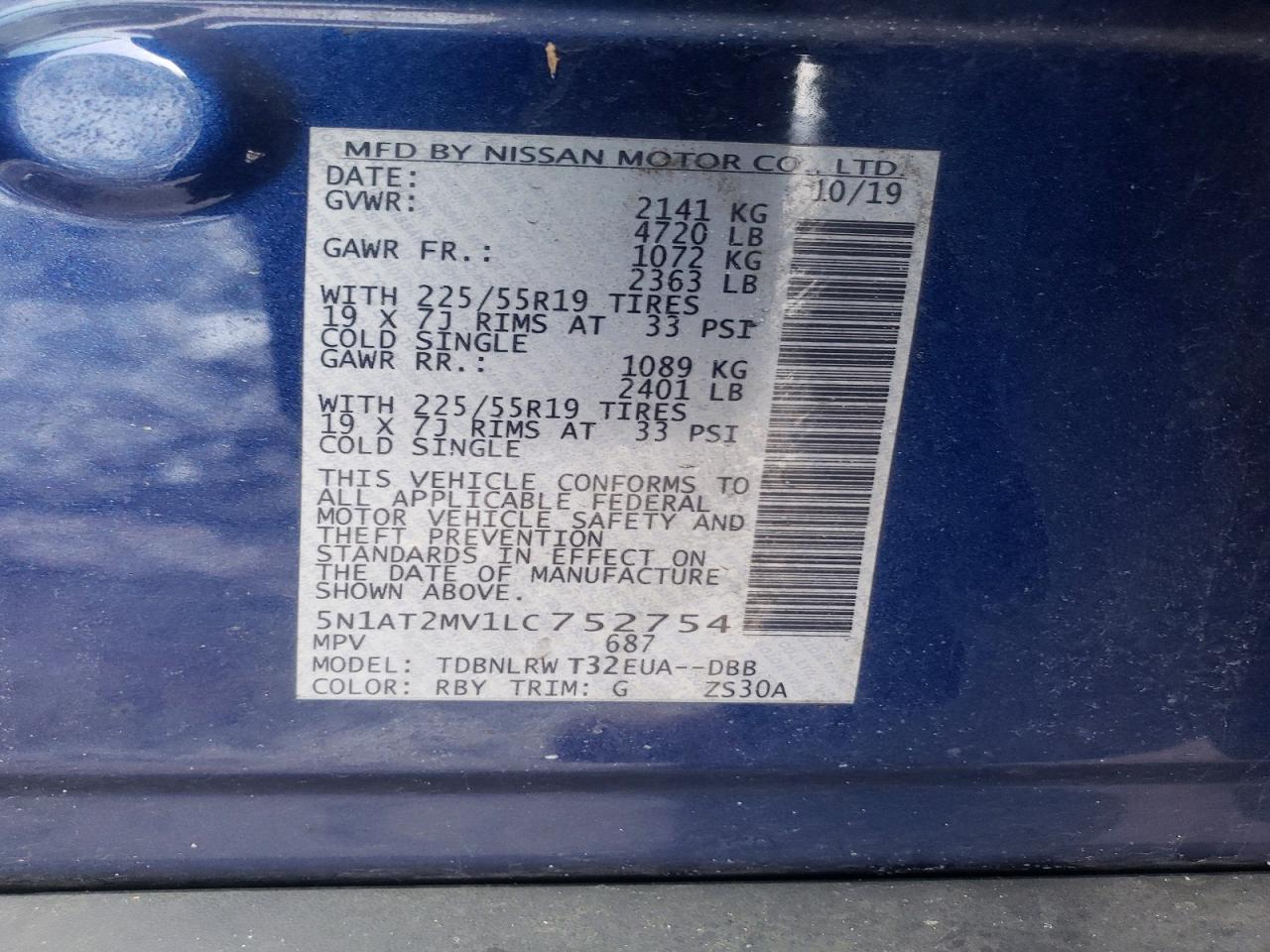 2020 Nissan Rogue Sl - zdjęcie 14