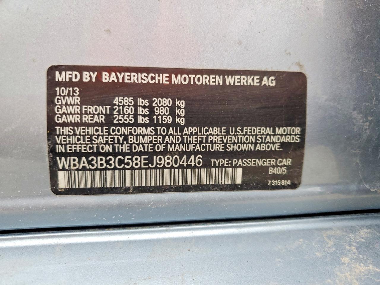 2014 BMW 328 Xi - zdjęcie 12