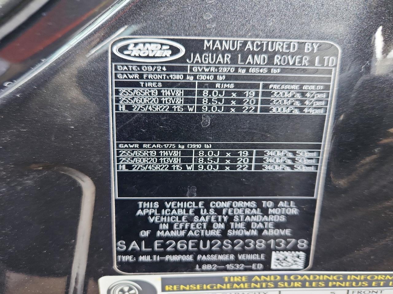 2025 Land Rover Defender 90 X-Dynamic Se - zdjęcie 13