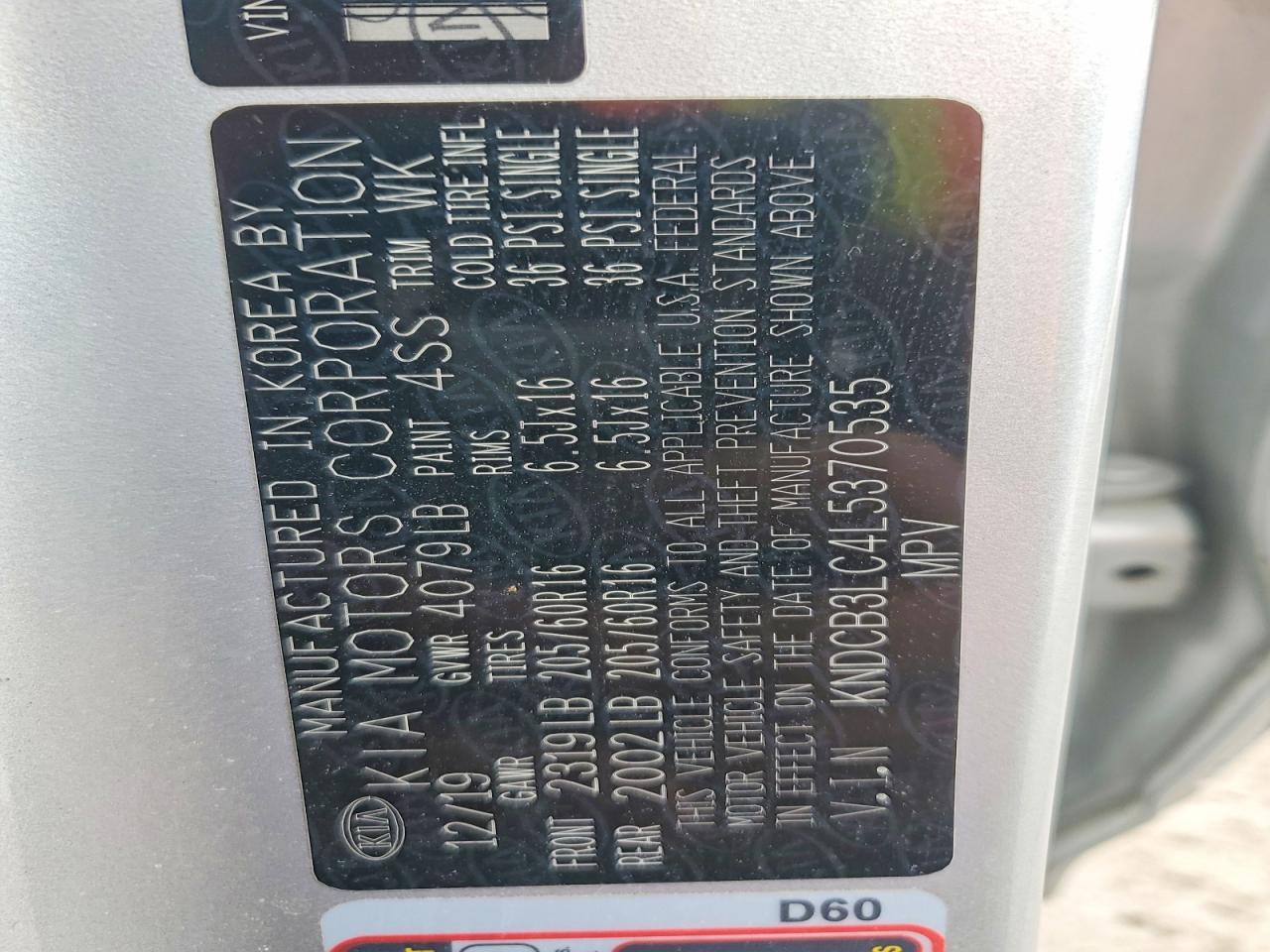 2020 Kia Niro Lx - zdjęcie 14