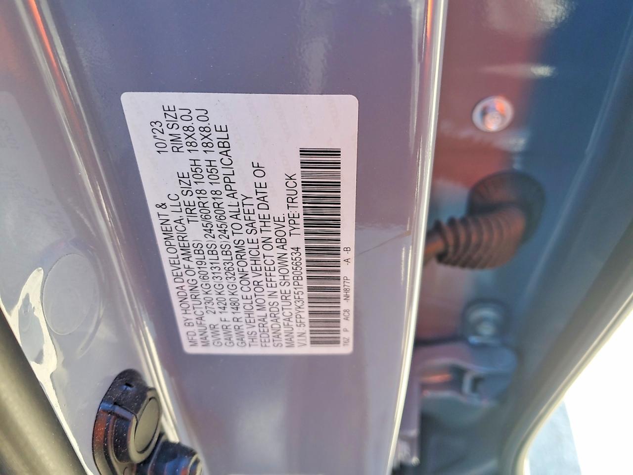 2023 Honda Ridgeline Rtl - zdjęcie 12