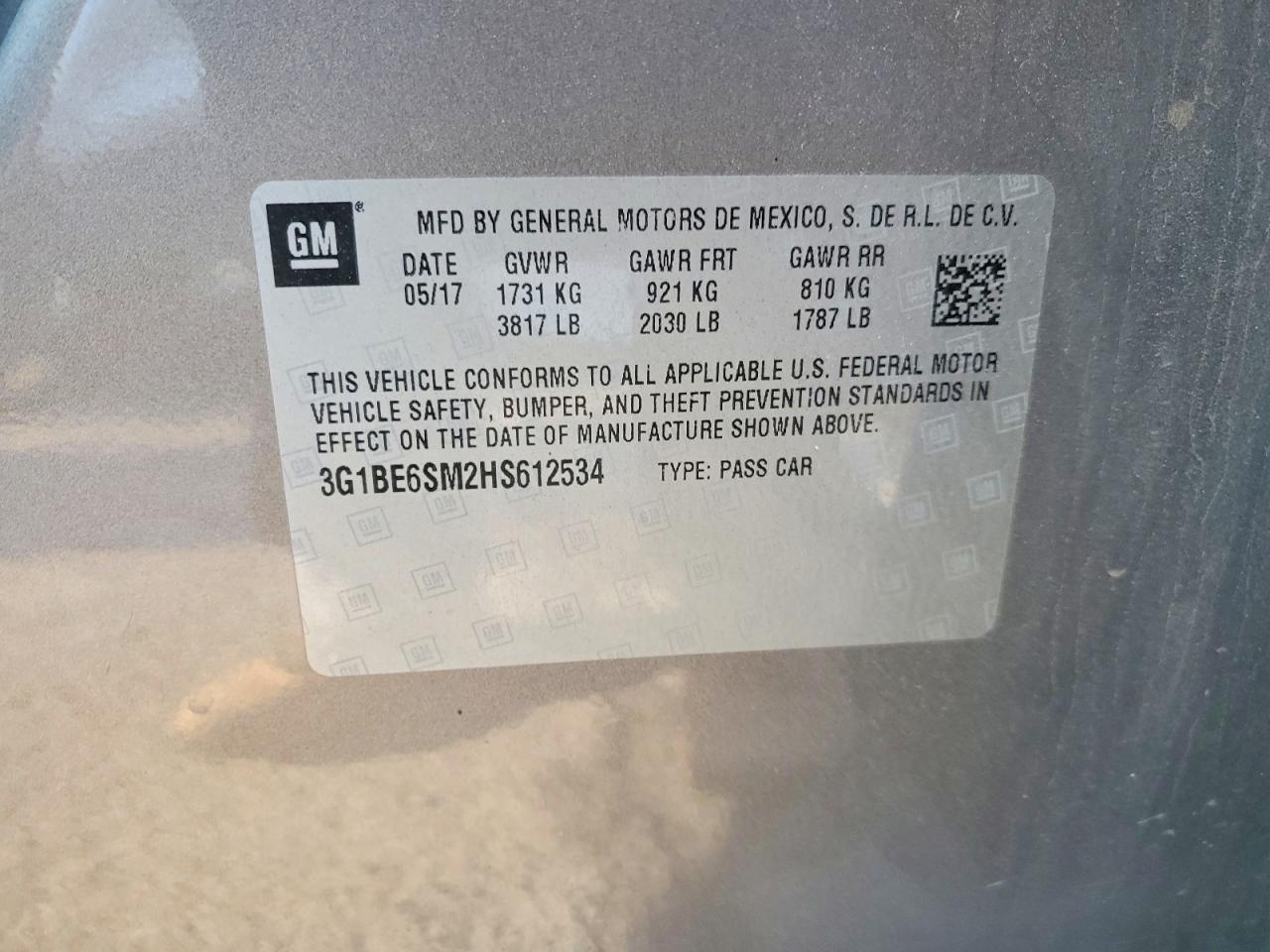 2017 Chevrolet Cruze Lt - zdjęcie 12