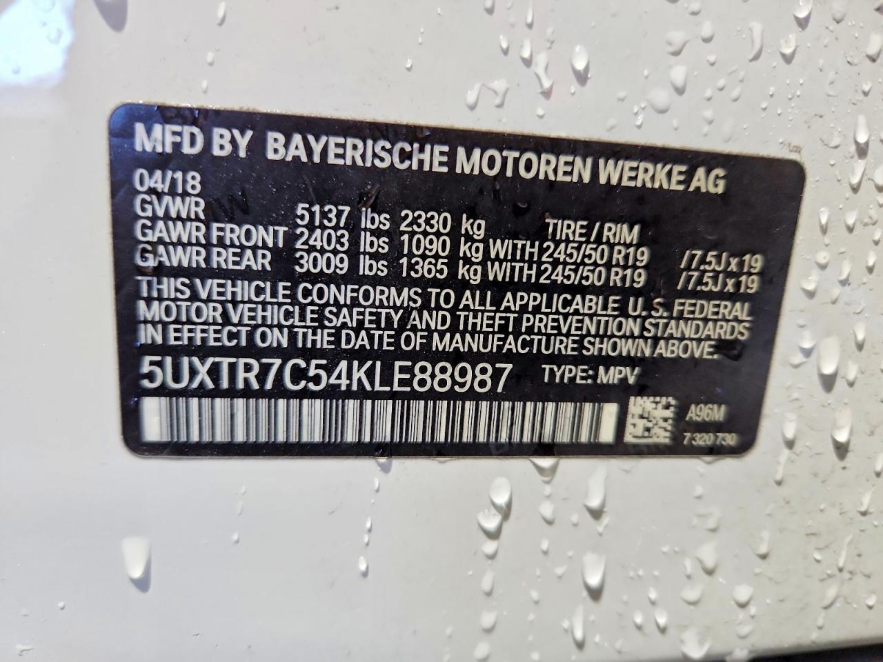 2019 BMW X3 Sdrive30I - zdjęcie 14