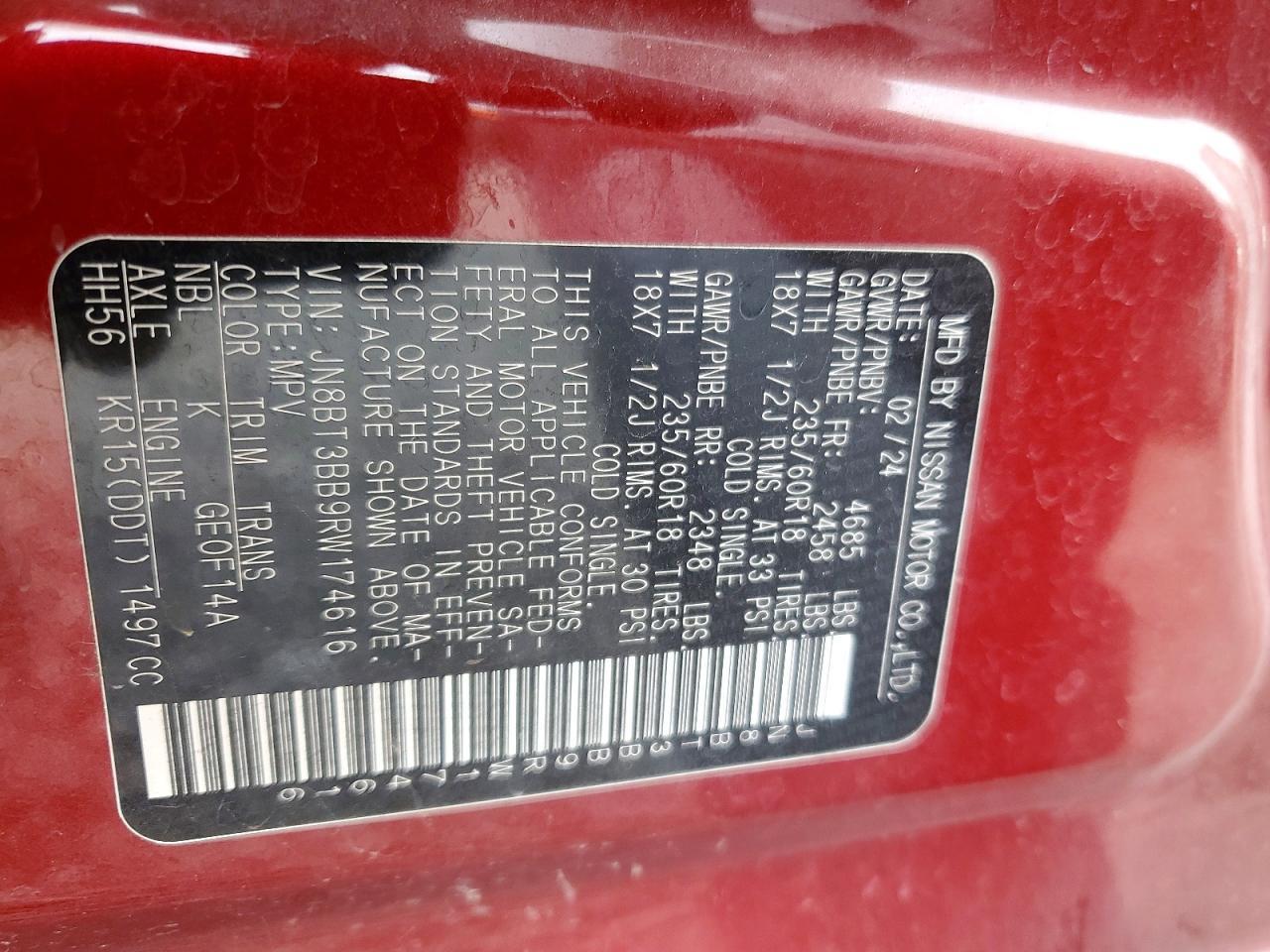 2024 Nissan Rogue Sv - zdjęcie 14