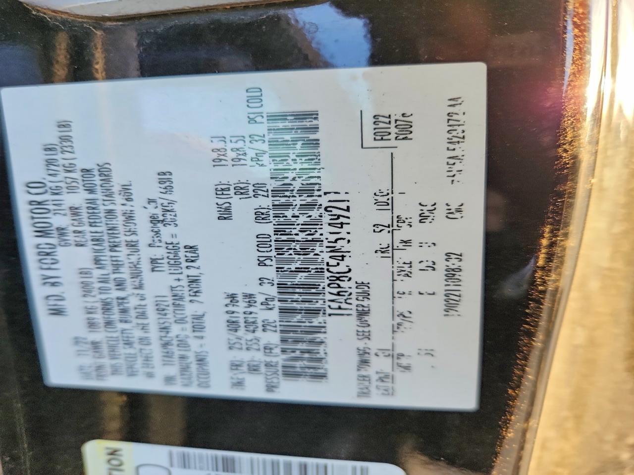 2022 Ford Mustang Gt - zdjęcie 13