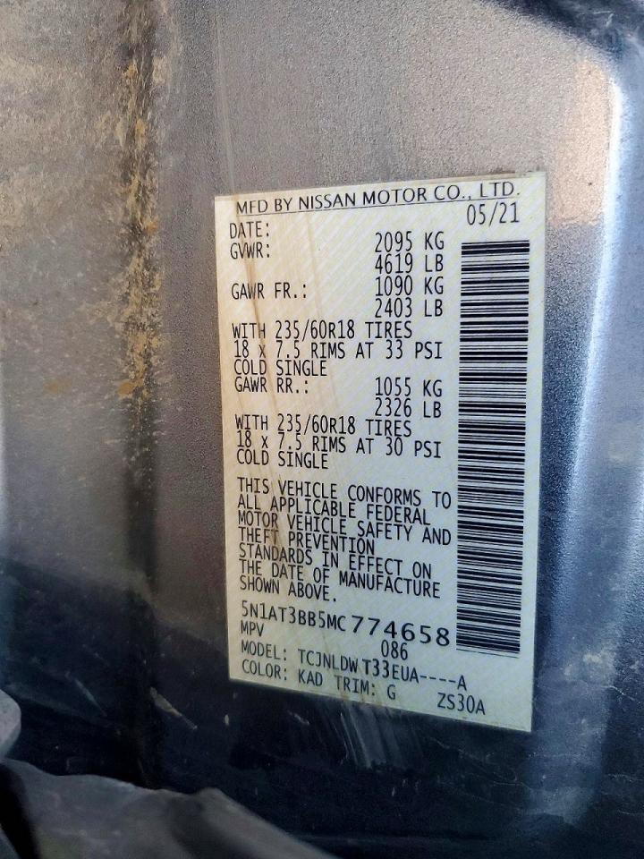 2021 Nissan Rogue Sv - zdjęcie 13