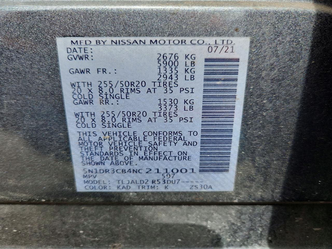 2022 Nissan Pathfinder Sl - zdjęcie 14