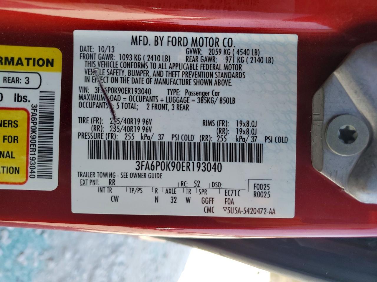 2014 Ford Fusion Titanium - zdjęcie 12