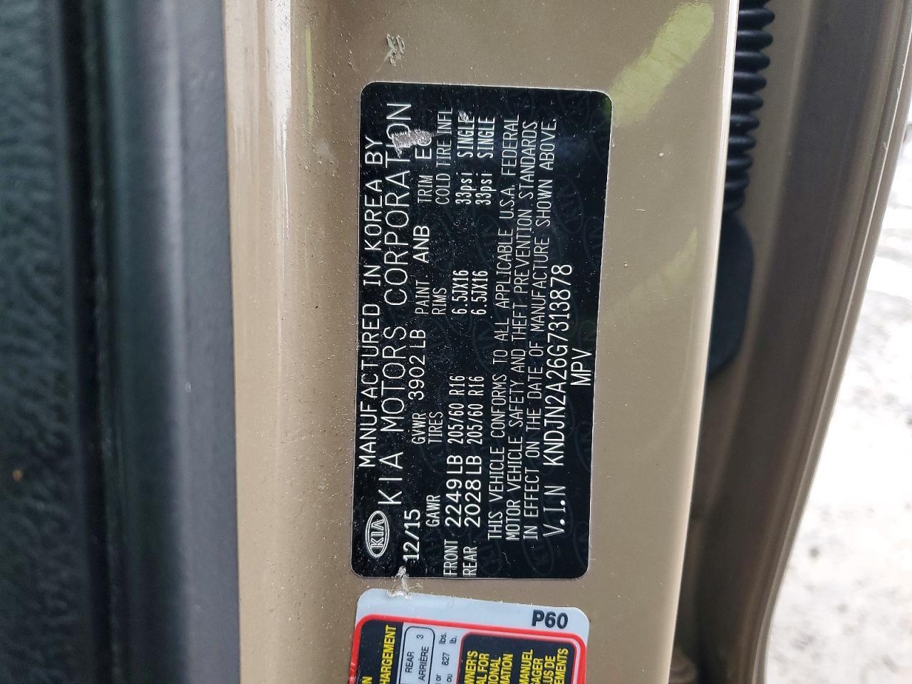 2016 Kia Soul Base - zdjęcie 12