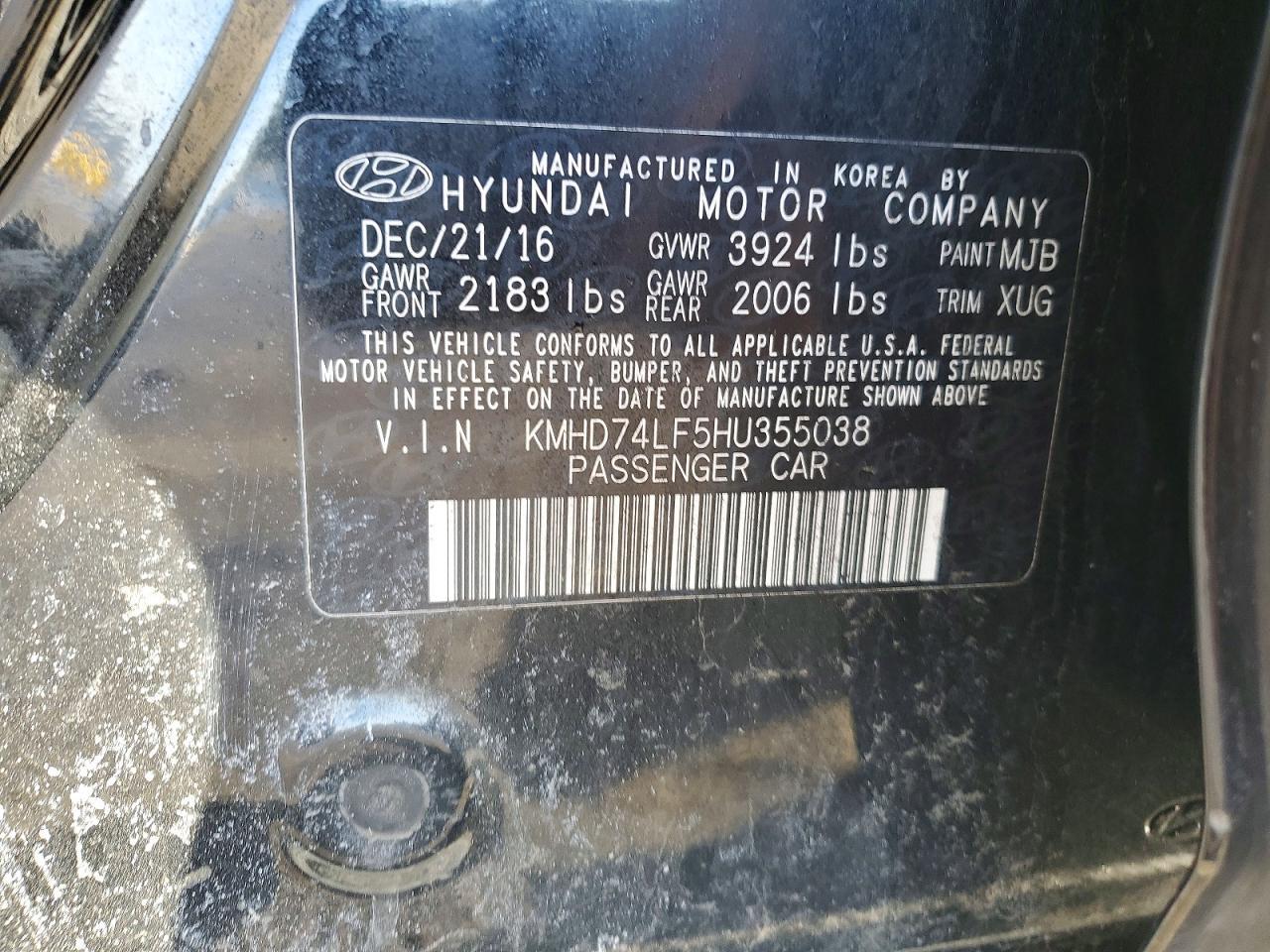 2017 Hyundai Elantra Se - zdjęcie 12