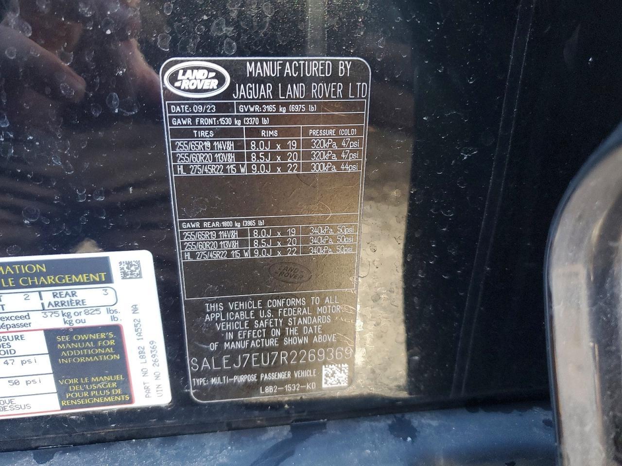 2024 Land Rover Defender 110 S - zdjęcie 13