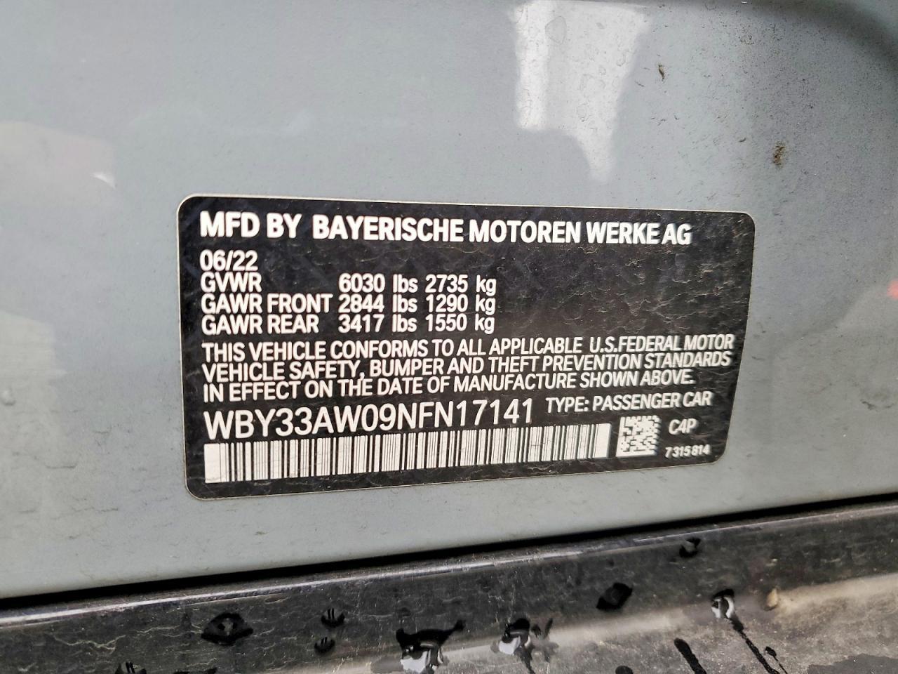 2022 BMW I4 M50 - zdjęcie 13