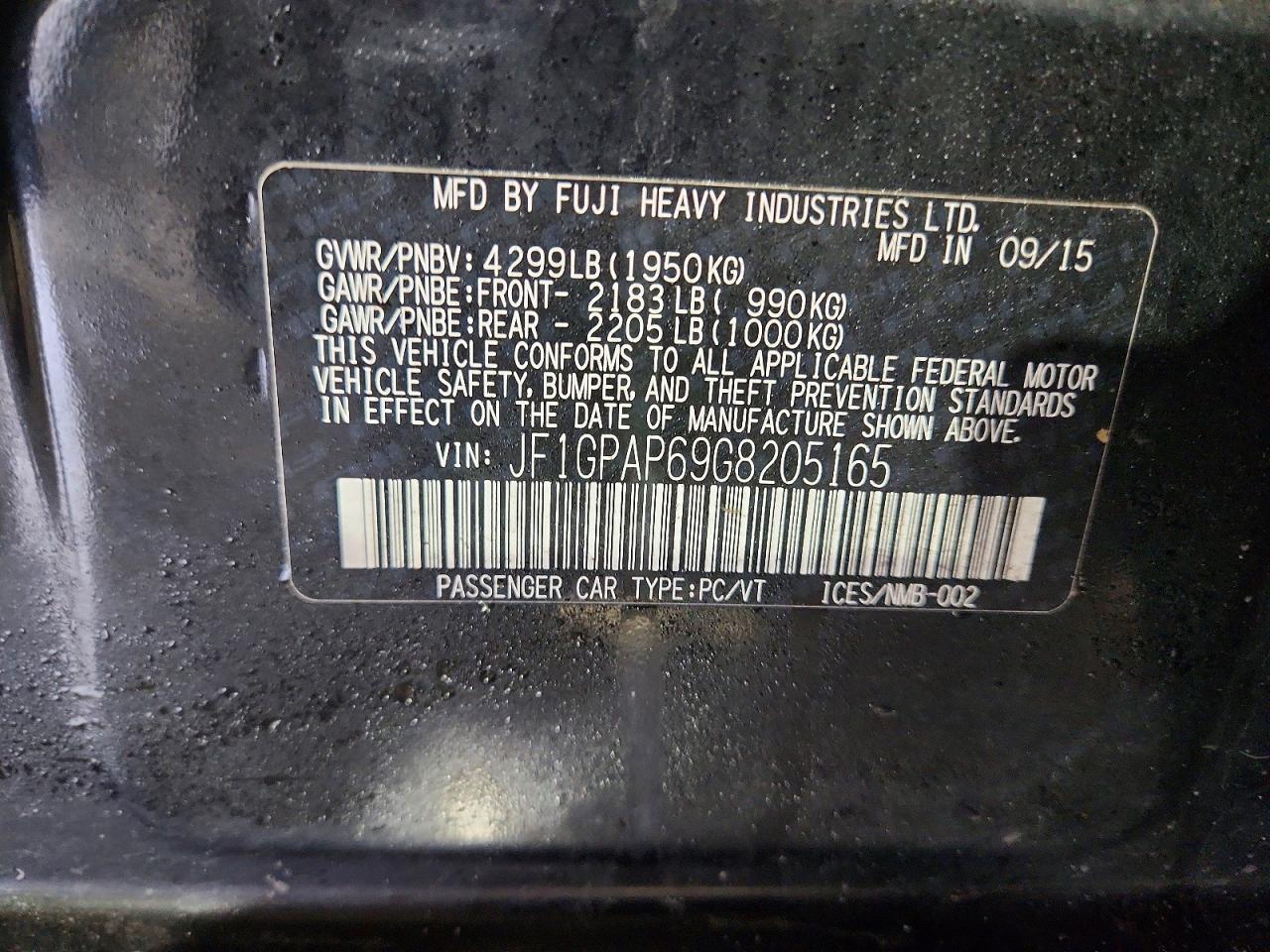 2016 Subaru Impreza Sport Premium - zdjęcie 12