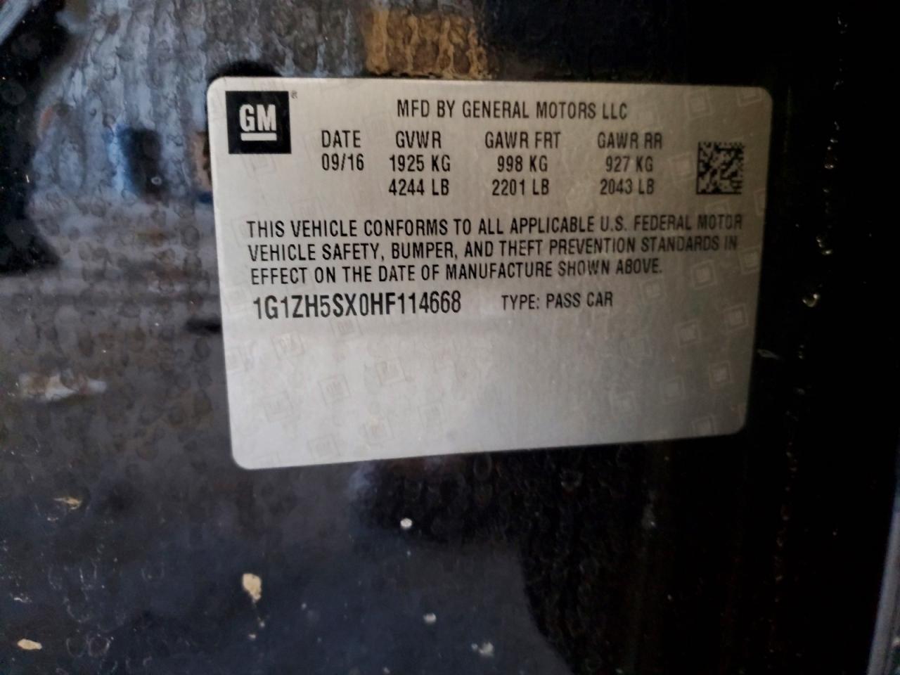 2017 Chevrolet Malibu Premier - zdjęcie 12