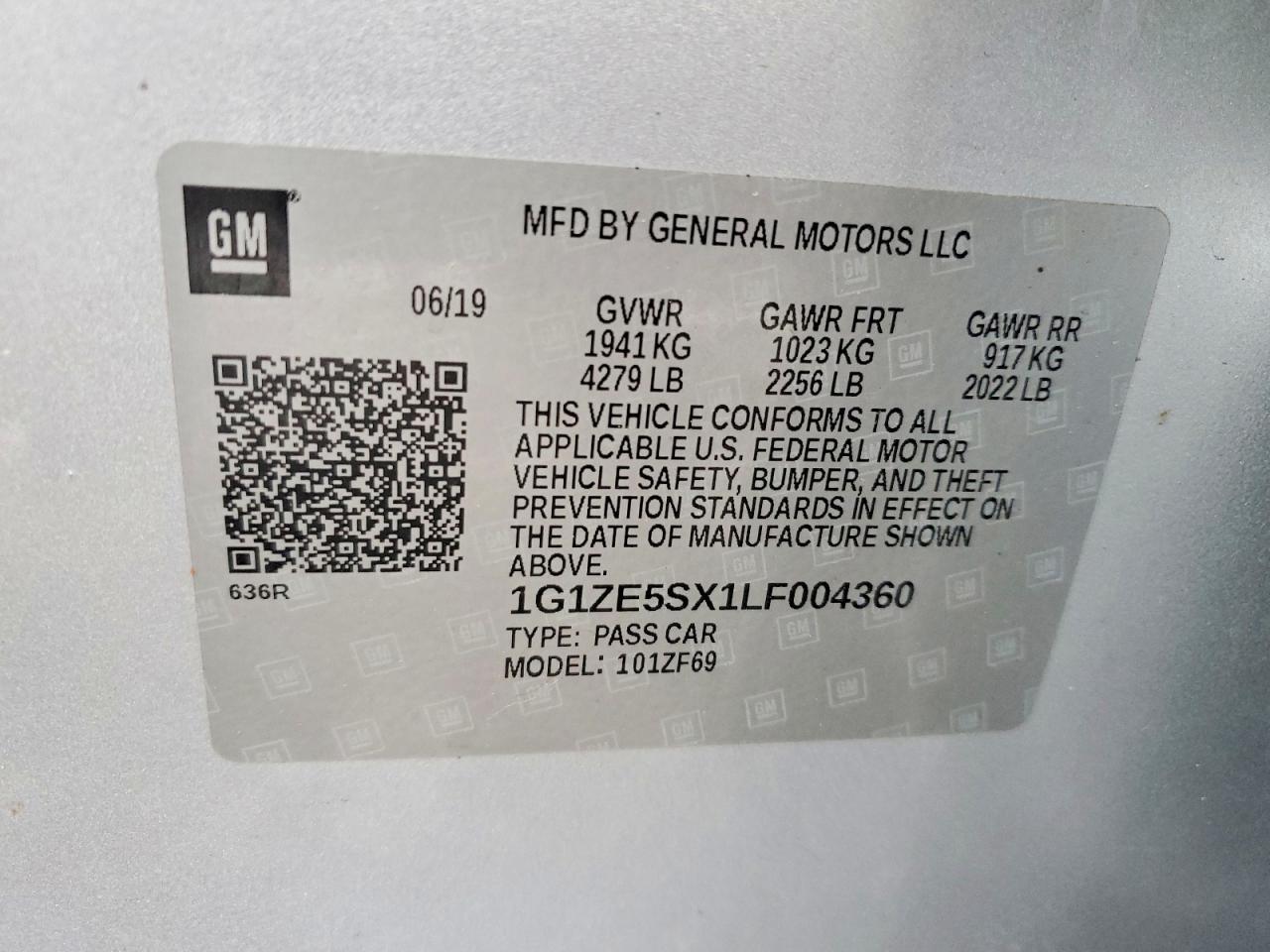 2020 Chevrolet Malibu Premier - zdjęcie 12