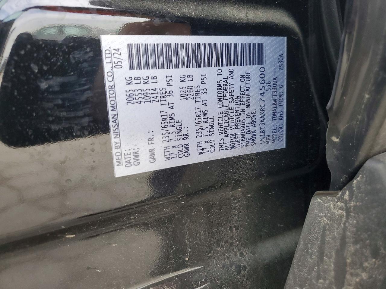 2024 Nissan Rogue S - zdjęcie 14