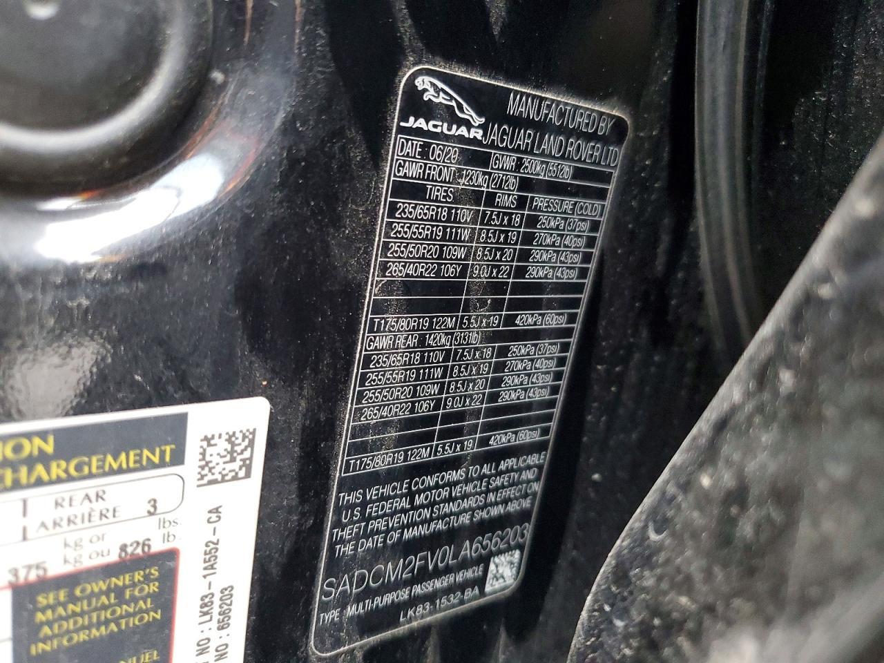 2020 Jaguar F-Pace S - zdjęcie 13