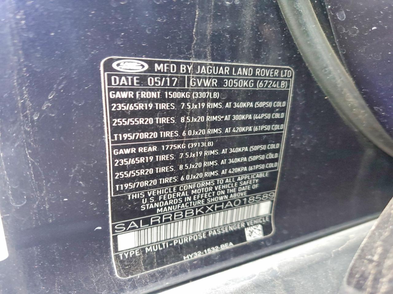 2017 Land Rover Discovery Hse - zdjęcie 12