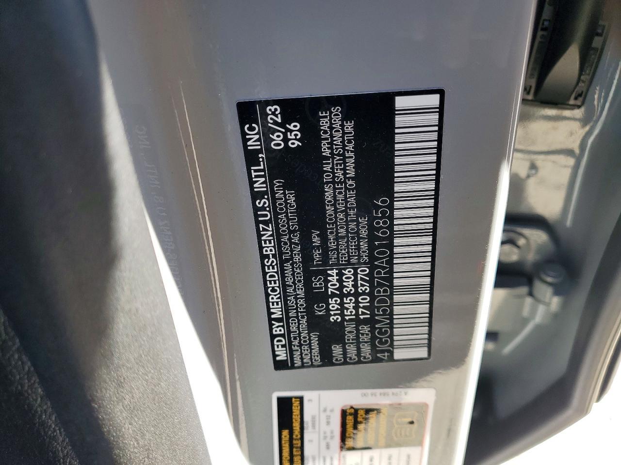 2024 Mercedes-Benz Eqe Suv Amg 4Matic - zdjęcie 13