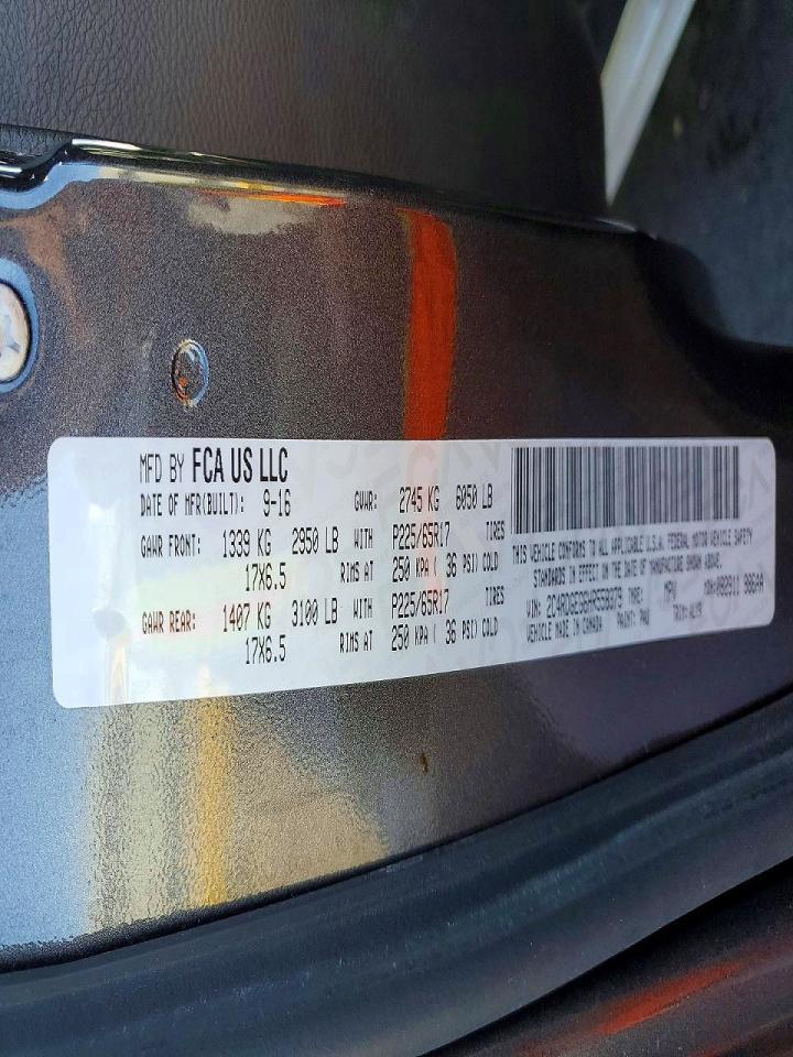 2017 Dodge Grand Caravan Gt - zdjęcie 13