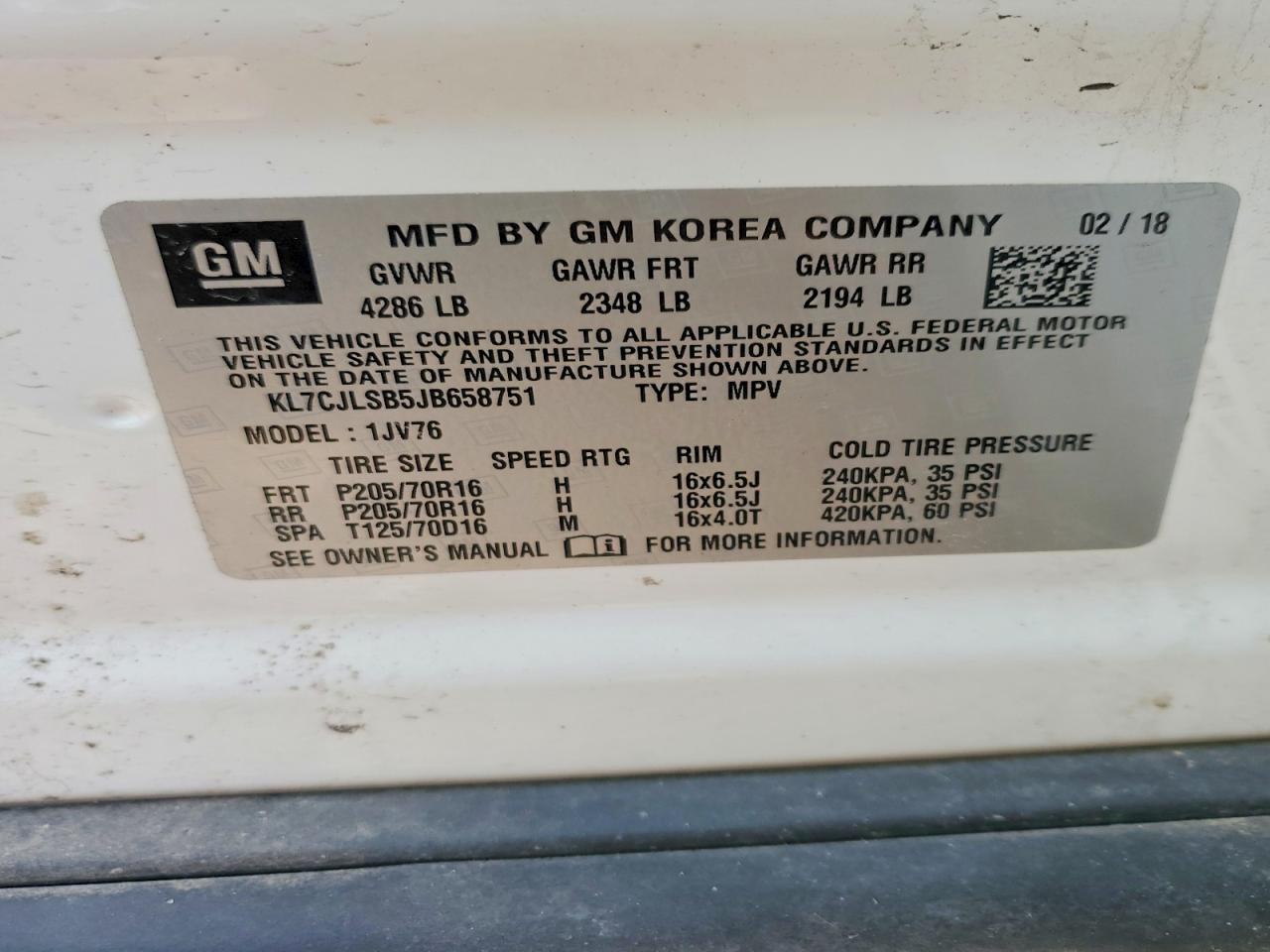 2018 Chevrolet Trax 1Lt - zdjęcie 13