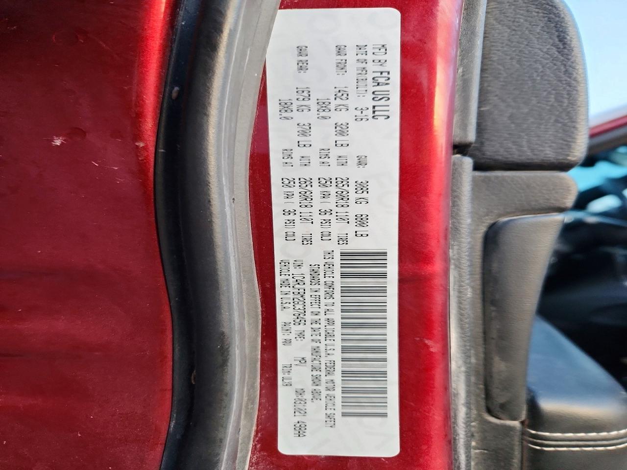 2016 Jeep Grand Cherokee Limited - zdjęcie 13