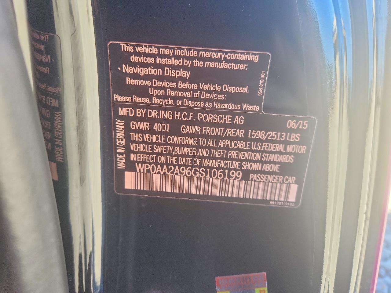 2016 Porsche 911 Carrera - zdjęcie 12