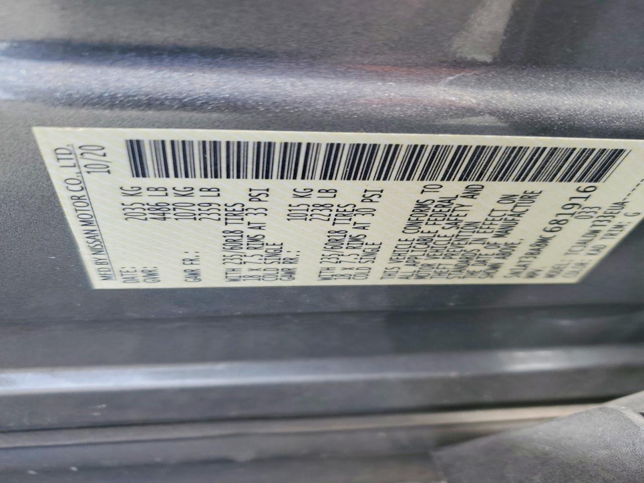 2021 Nissan Rogue Sv - zdjęcie 13