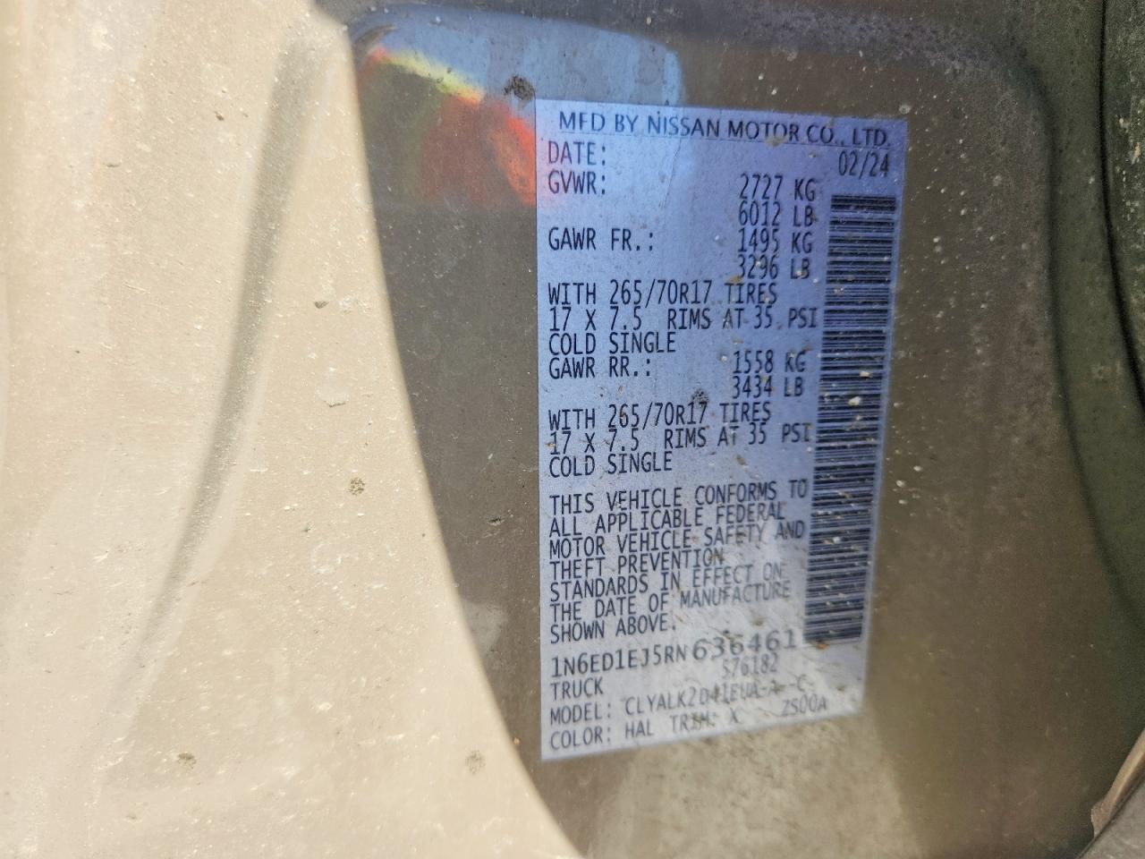 2024 Nissan Frontier Pro-X - zdjęcie 12