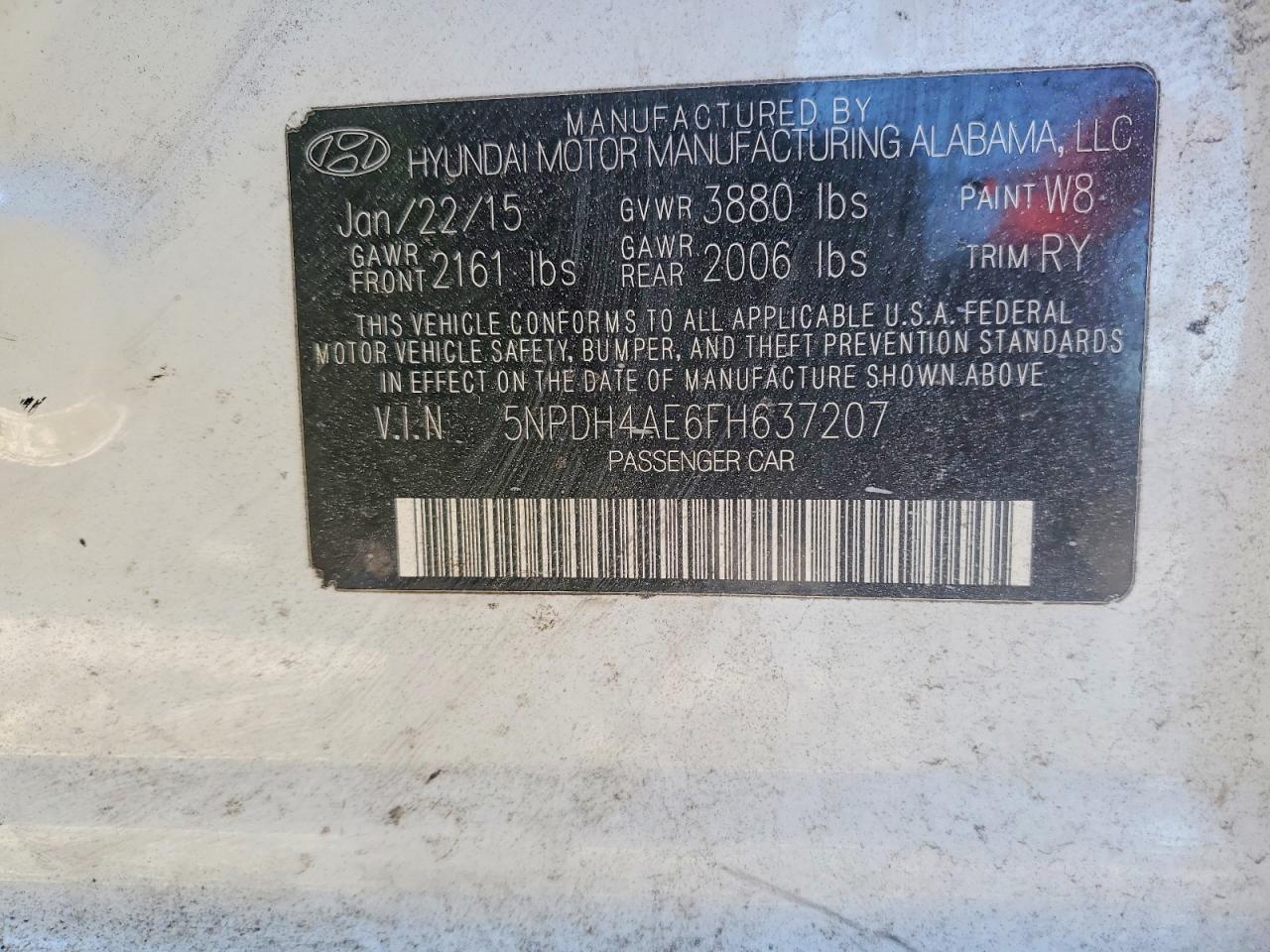 2015 Hyundai Elantra Se - zdjęcie 12