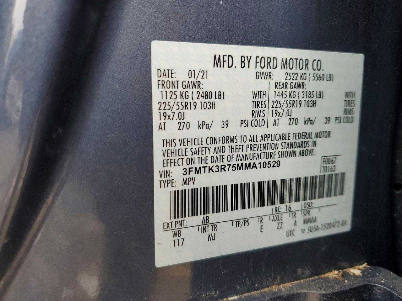 2021 Ford Mustang Mach-E Premium - zdjęcie 12