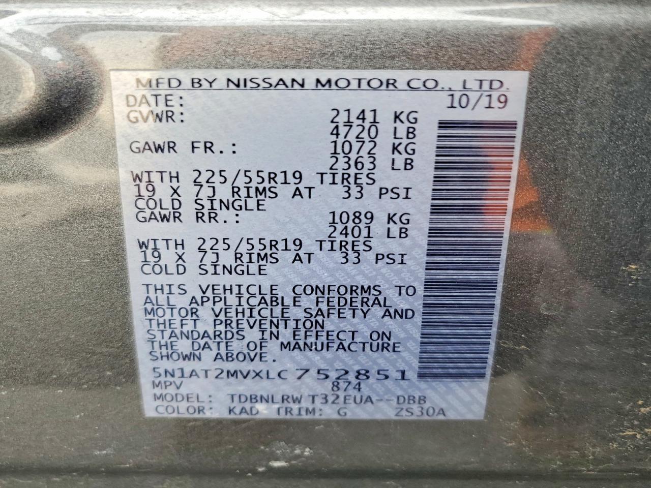 2020 Nissan Rogue Sl - zdjęcie 13