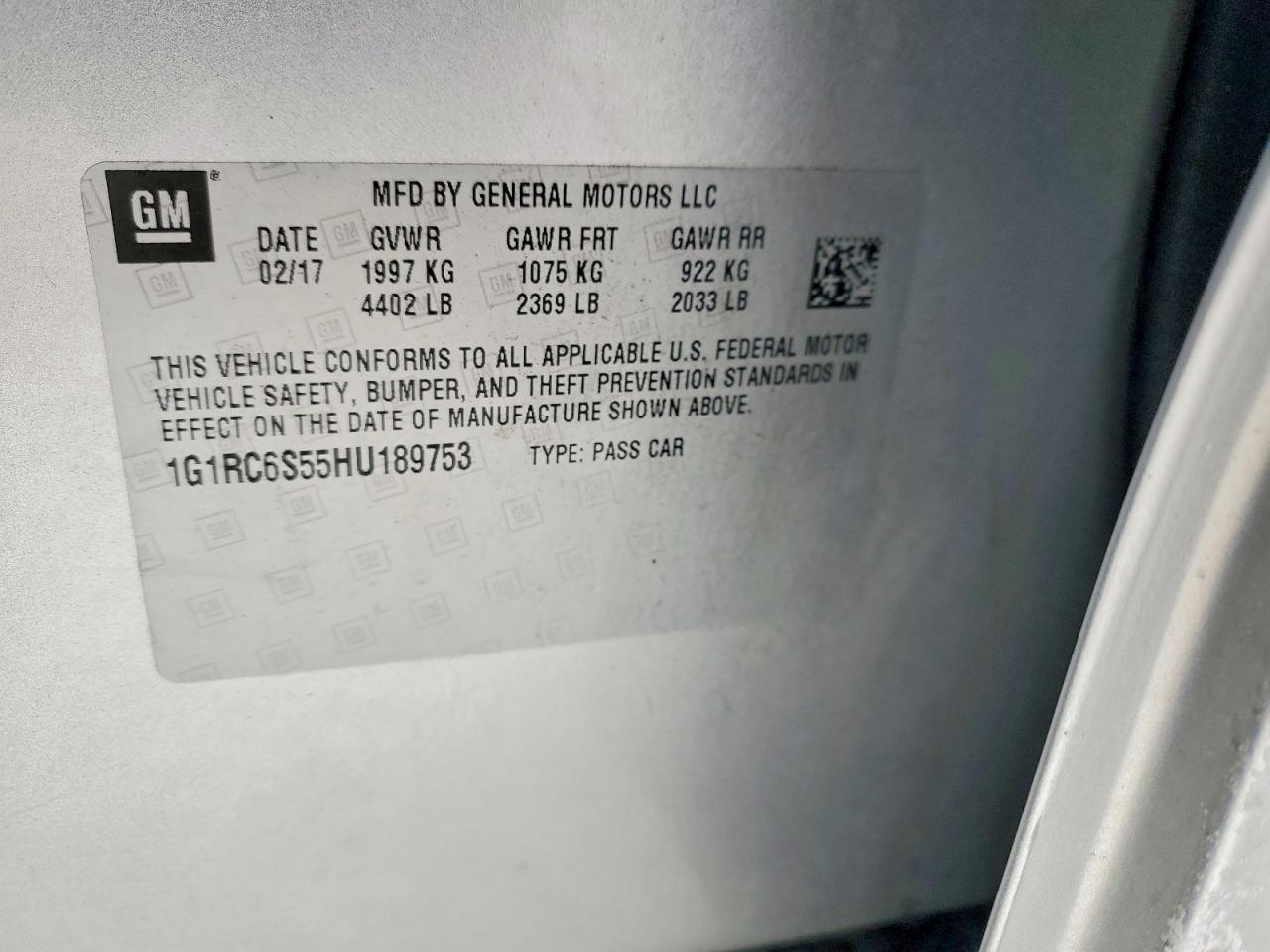 2017 Chevrolet Volt Lt - zdjęcie 12