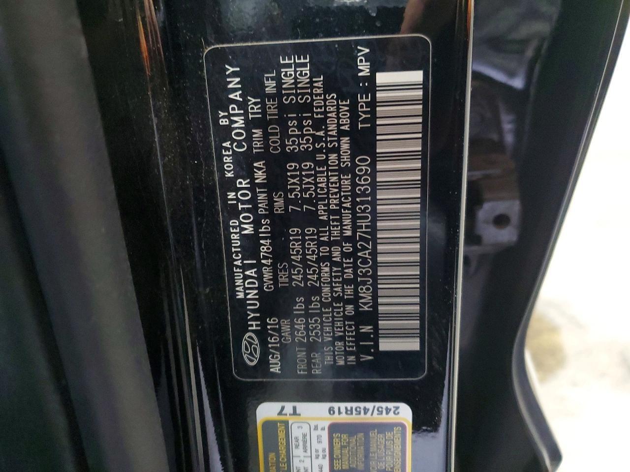 2017 Hyundai Tucson Limited - zdjęcie 13