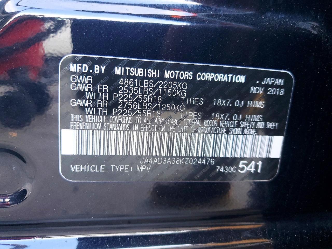 2019 Mitsubishi Outlander Se - zdjęcie 13