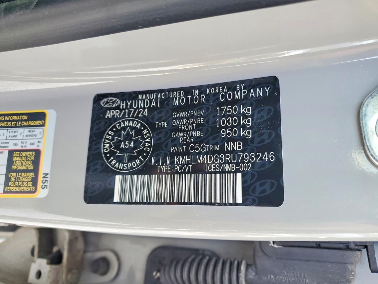 2024 Hyundai Elantra Sel - zdjęcie 12