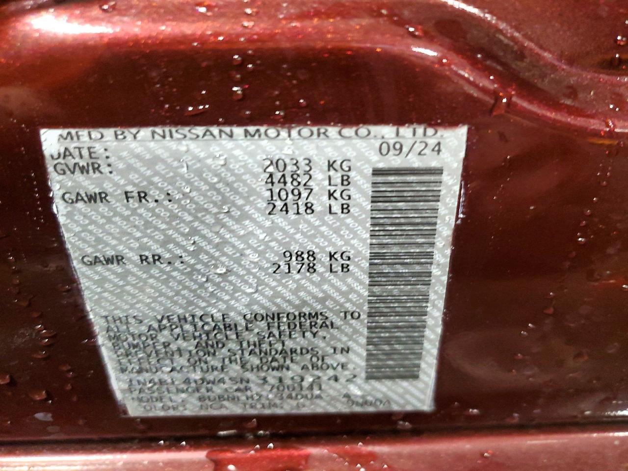 2025 Nissan Altima 2.5 Sv - zdjęcie 13