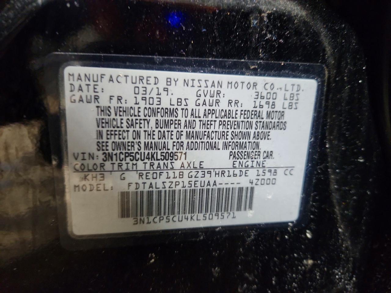 2019 Nissan Kicks Sv - zdjęcie 13