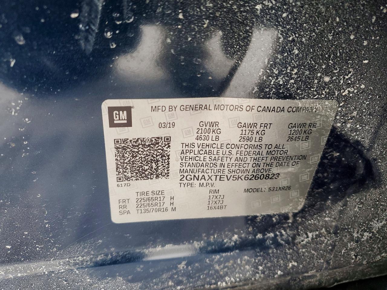 2019 Chevrolet Equinox Lt - zdjęcie 13