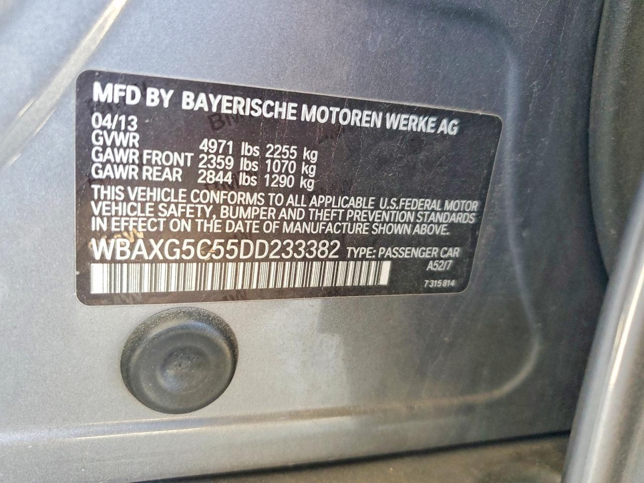 2013 BMW 528 I - zdjęcie 12