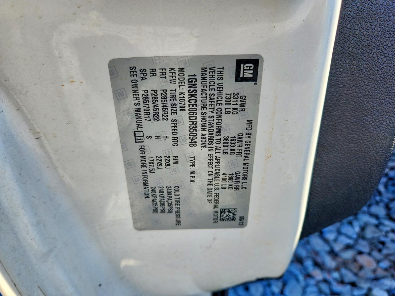 2013 Chevrolet Tahoe K1500 Ltz - zdjęcie 13