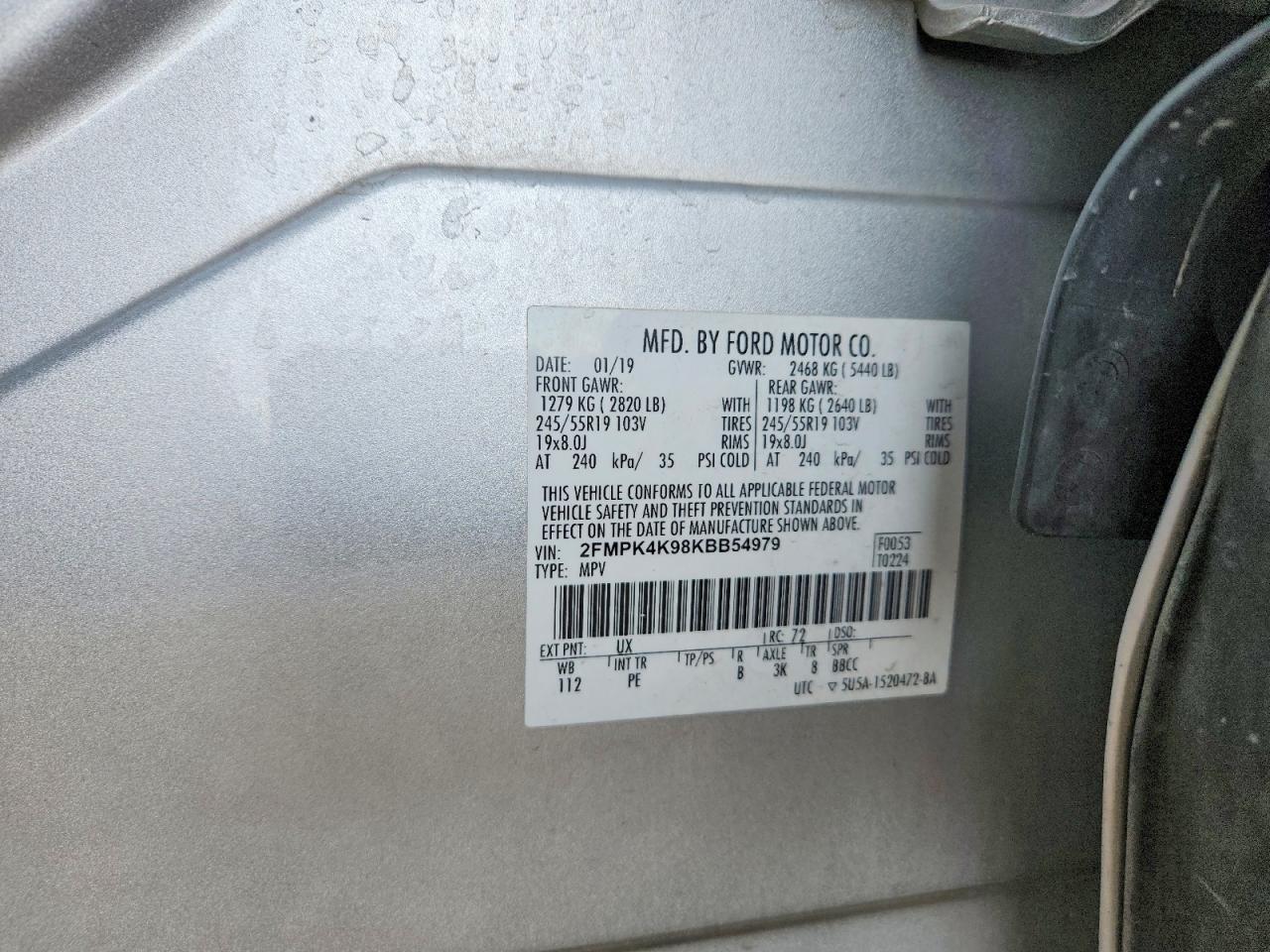 2019 Ford Edge Titanium - zdjęcie 12