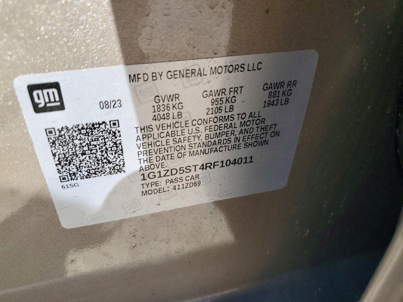 2024 Chevrolet Malibu Lt - zdjęcie 13