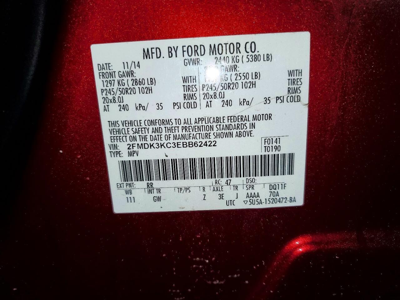 2014 Ford Edge Limited - zdjęcie 13