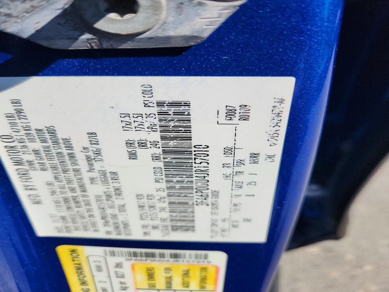 2018 Ford Fusion S Hybrid - zdjęcie 12