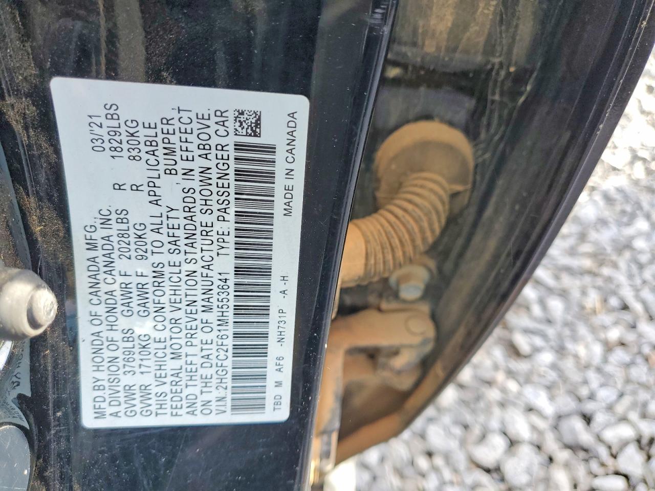 2021 Honda Civic Lx - zdjęcie 12