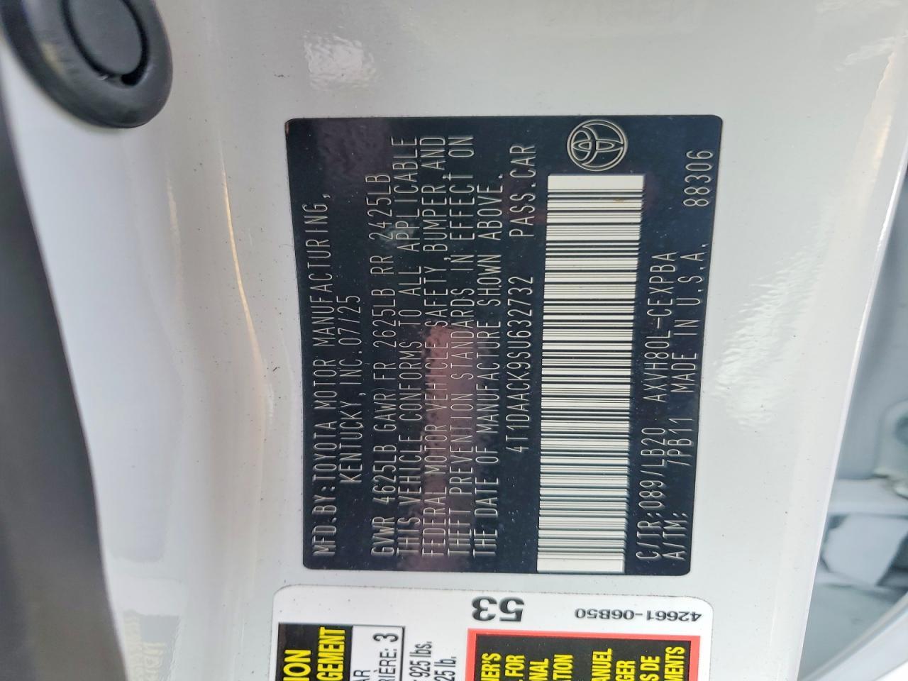 2025 Toyota Camry Xse - zdjęcie 12