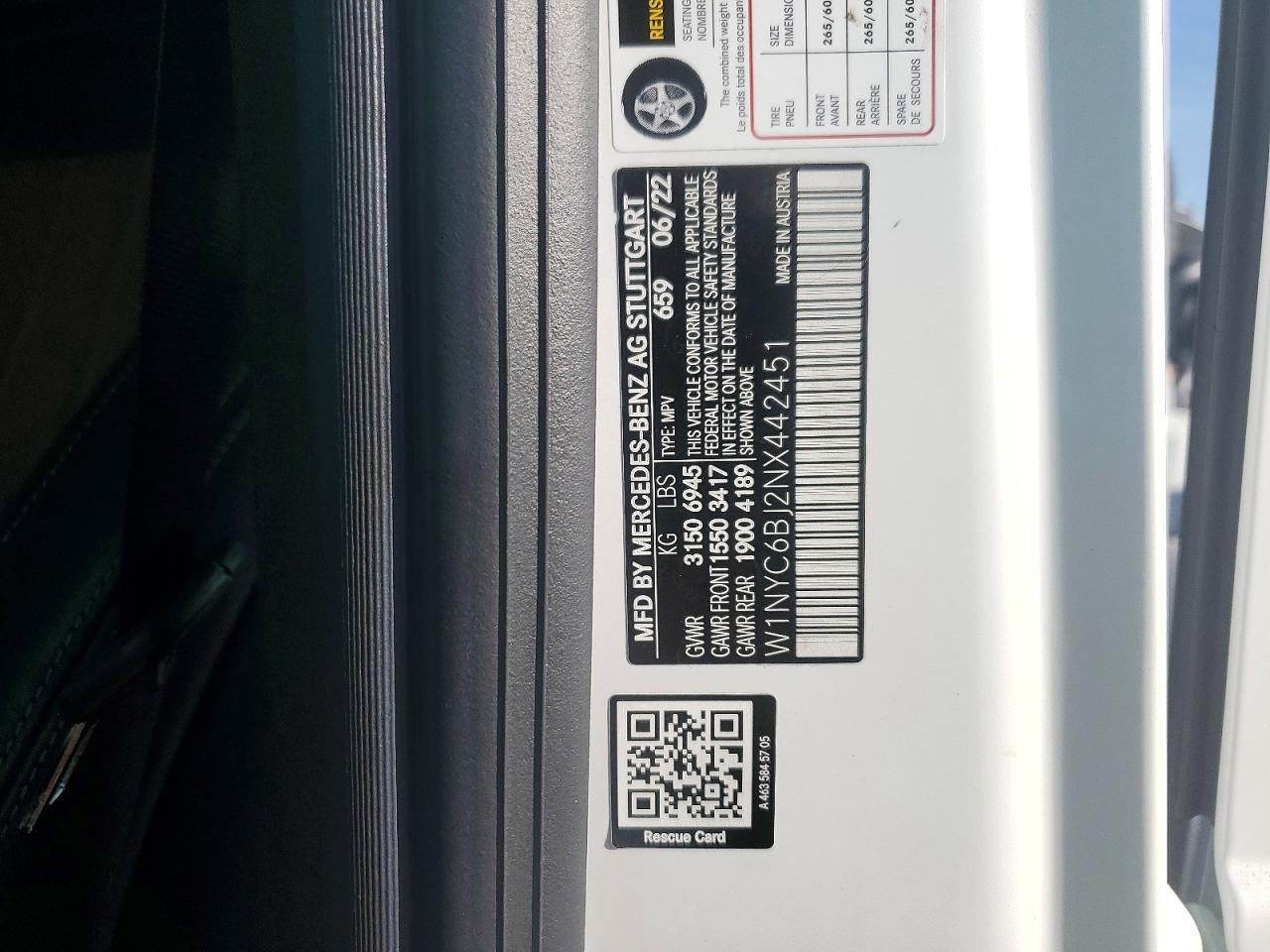 2022 Mercedes Benz G 550 - zdjęcie 13