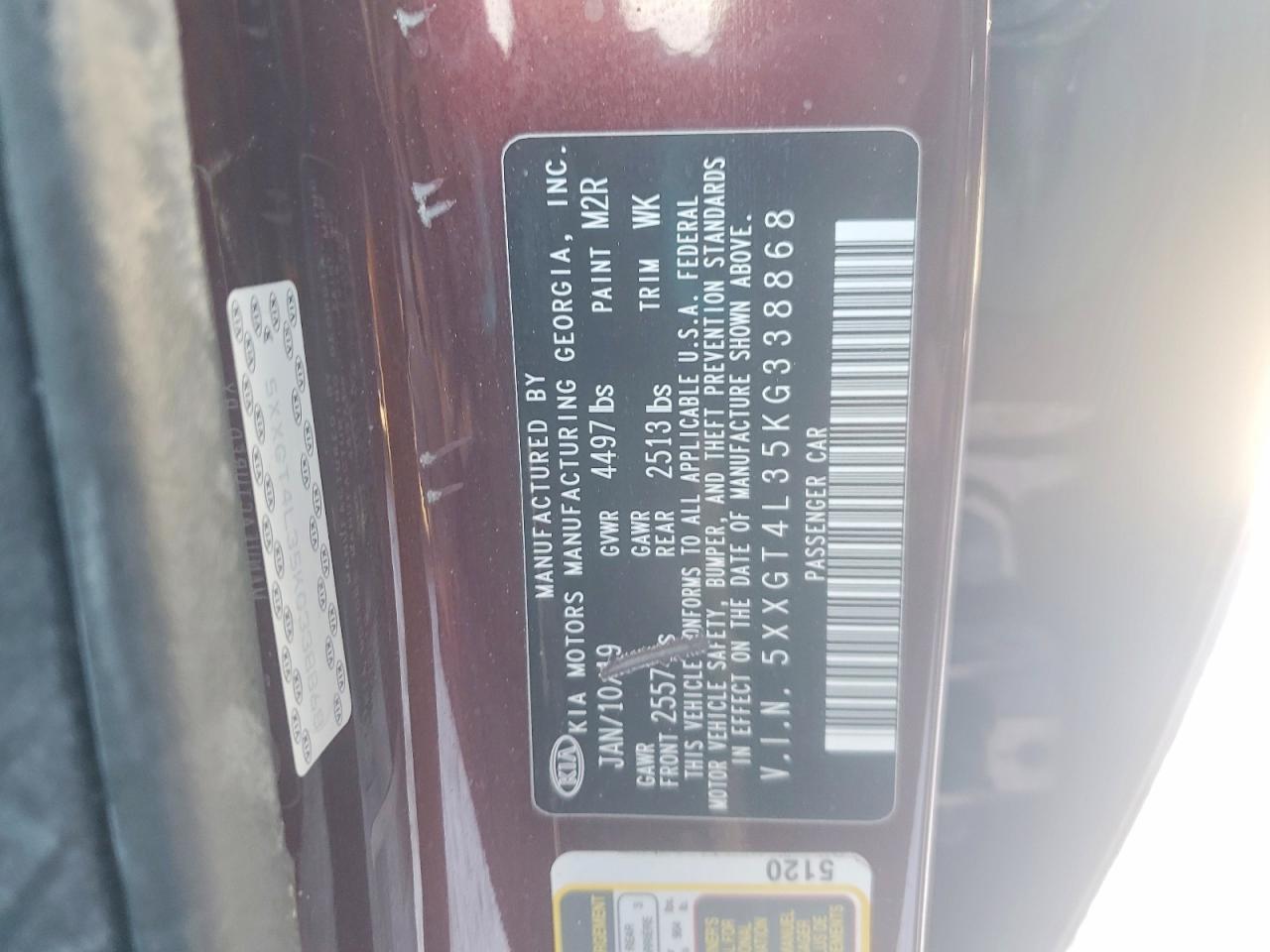 2019 Kia Optima Lx - zdjęcie 12